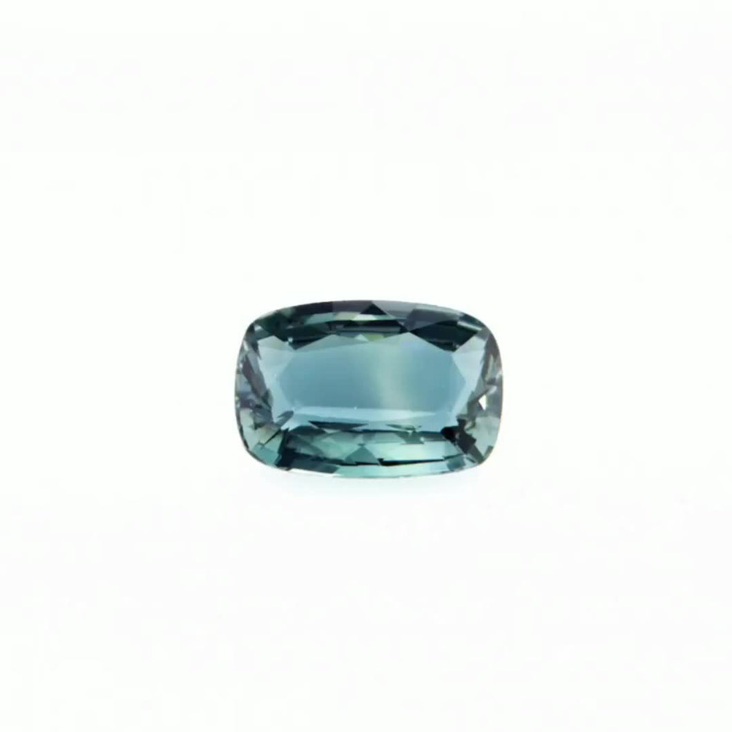 1.79ct Blue-Green Cushion Tourmaline (9.6x6.6)