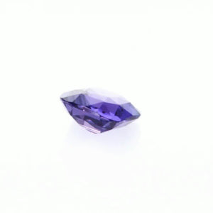 1.62ct EGL Untreated Purple Cushion Sapphire